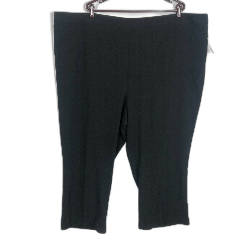 NWT Catherines Refined Fit Black Dress Pants Petite 34WP